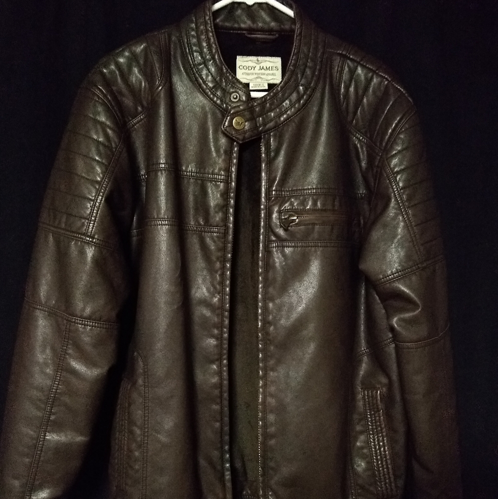 Cody James Faux Leather Jacket